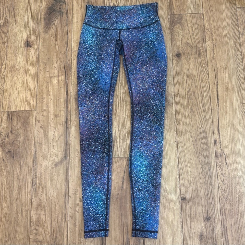 Lululemon Wunder Under Pant 30" Size 4 In Strive Multi Black - Picture 2 of 6
